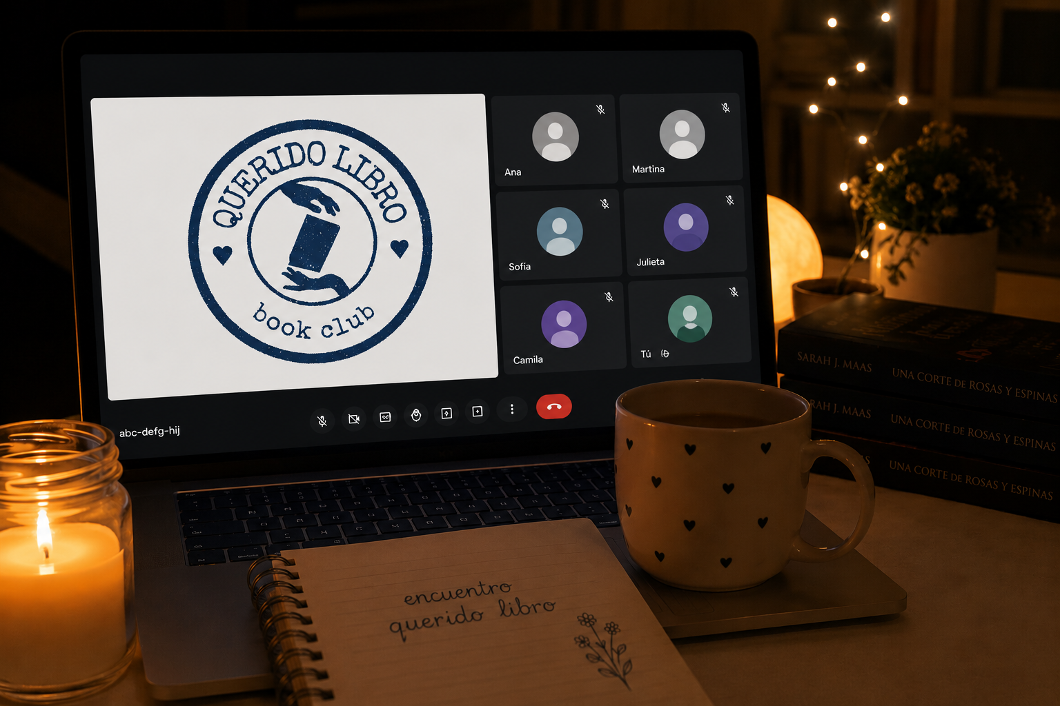 Encuentro online de Querido Libro Club